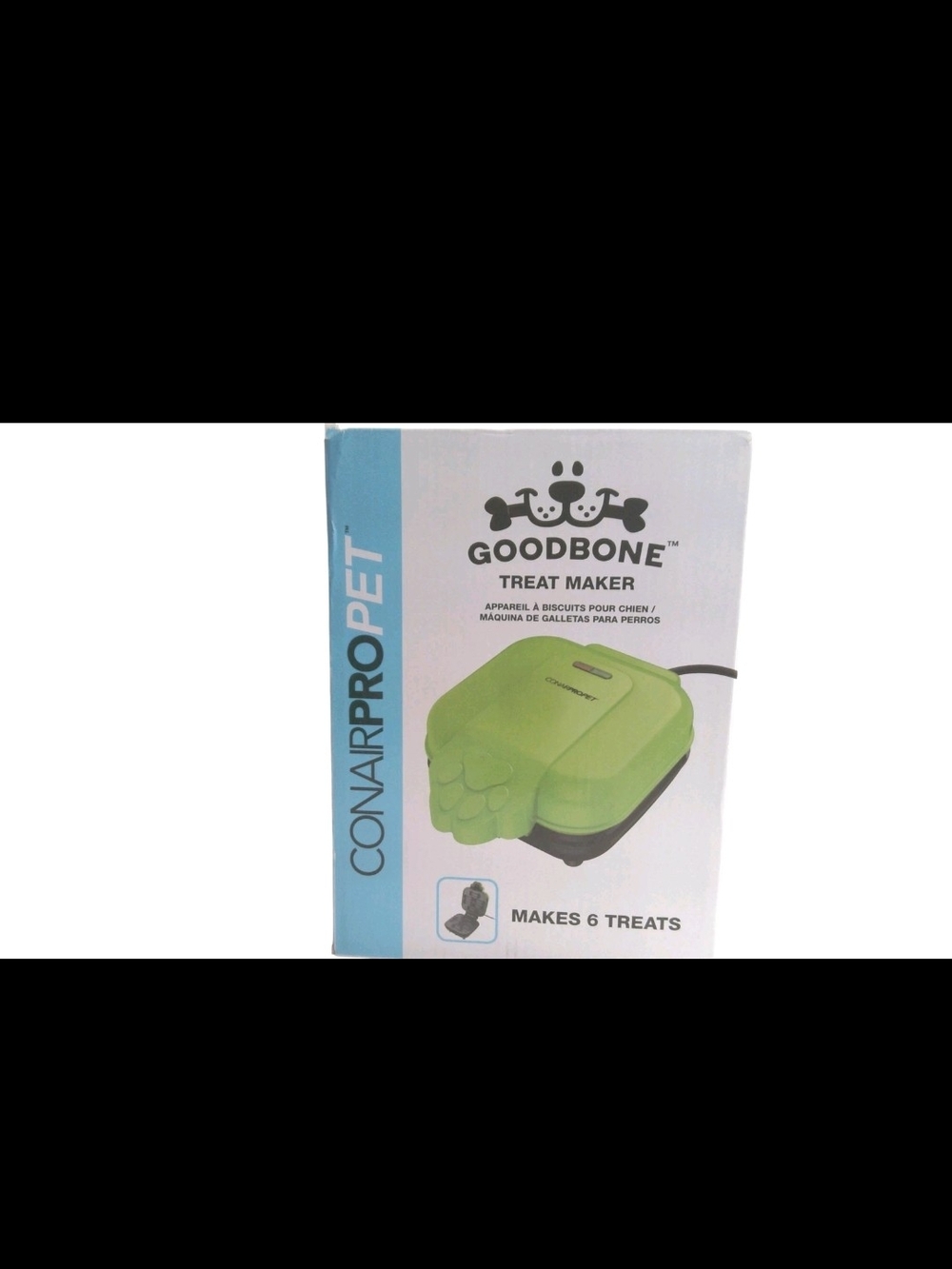 Conair Goodbone Treat Maker Dog Biscuit Machine Makes 6 Treats Green Recipes